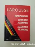 DICTIONNAIRE FRANCAIS-ALLEMAND / ALLEMAND-FRANCAIS