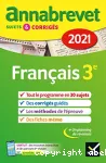 Annabrevet sujets&corrigés 2021 : français