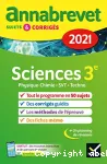 Annabrevet sujets&corrigés 2021 : sciences